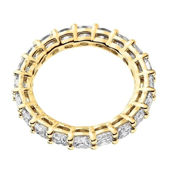 Paved Wedding Band Ring - Picture 3 of 4